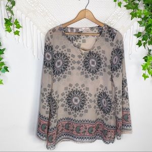 Penelope Boho Style Peasant Top